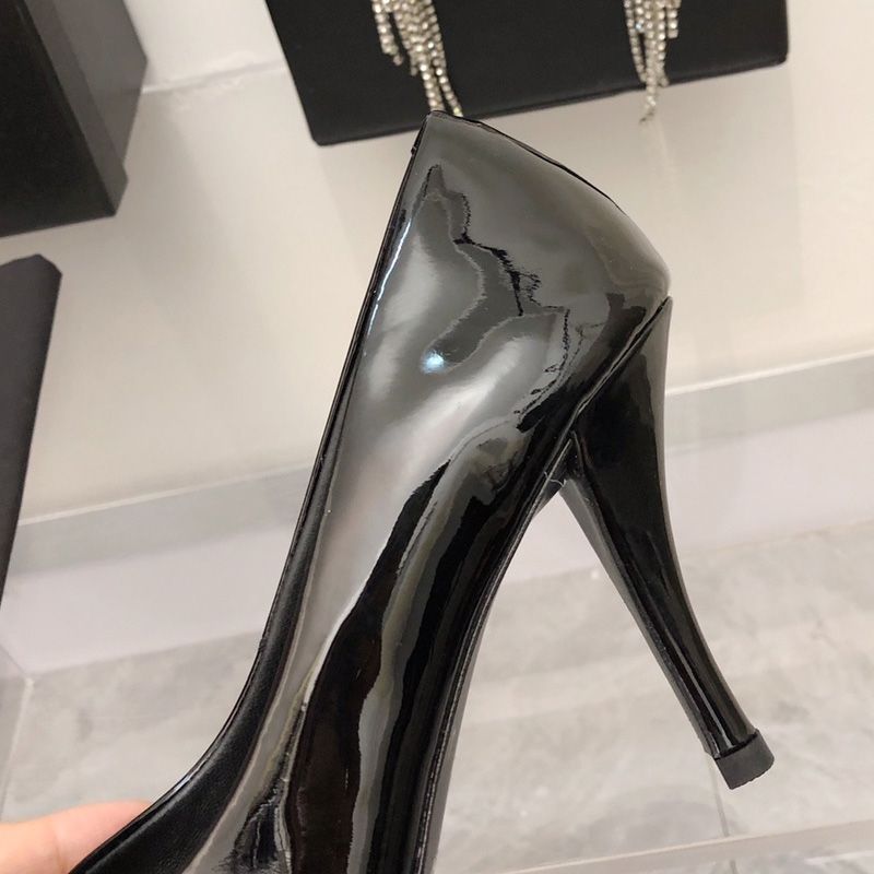 Saint Laurent Vesper Pumps Women Patent Leather Black