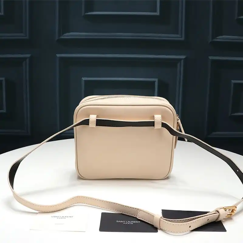 Cheap Saint Laurent Vicky Belt Bag In Matelasse Leather Apricot Gold