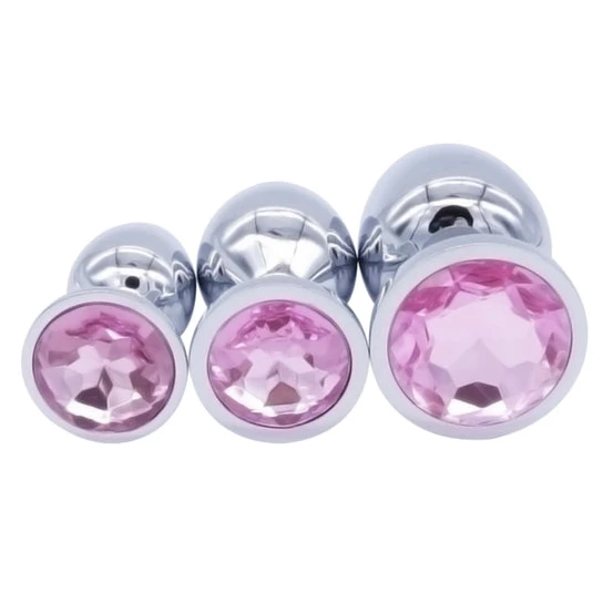 15 Colors Jeweled Stainless Steel Plug AllNight 4779