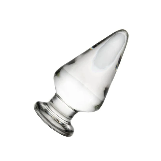 Accessible 2135 Extreme Big Glass Anal Toy Plug