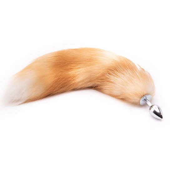 Accessible 2571 Orange Metal Fox Anal Tail 16