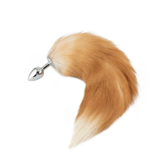 Accessible 2571 Orange Metal Fox Anal Tail 16