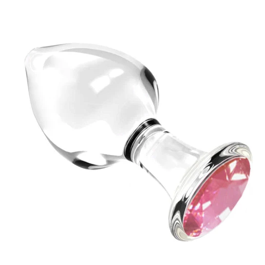 Accessible 9865 Sparkly Crystal Rose Plug Set (4 Piece)