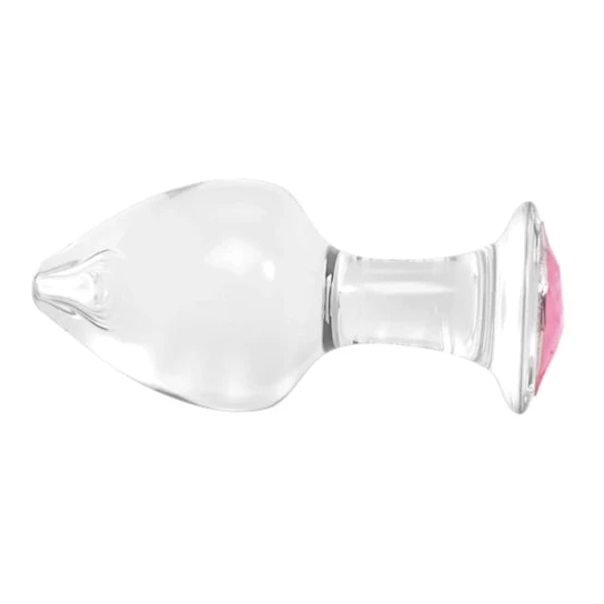 Accessible 9865 Sparkly Crystal Rose Plug Set (4 Piece)