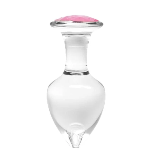 Accessible 9865 Sparkly Crystal Rose Plug Set (4 Piece)