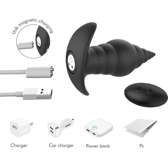 AllNight 2535 Big Anal Vibrating Plug