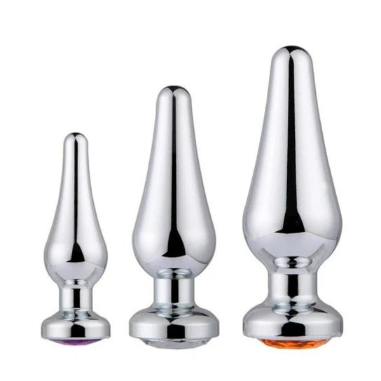 AllNight 3159 Tapered Steel Beginner Jewelled Plug