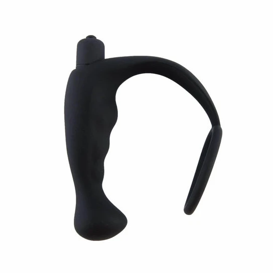 AllNight 6589 Ribbed Prostate Massager with Ring