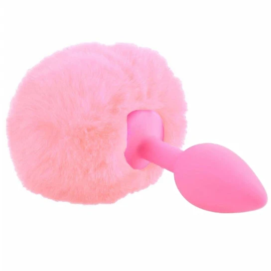 AllNight 6625 Fluffy Bunny Tail Silicone