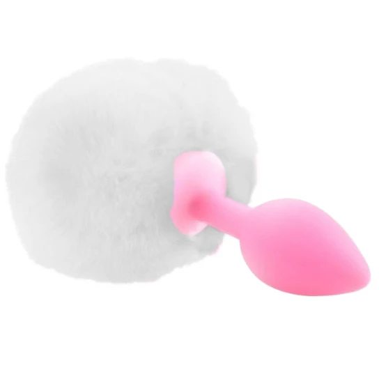 AllNight 6625 Fluffy Bunny Tail Silicone