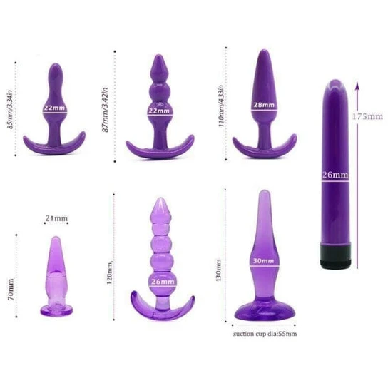 Beginner To Expert Trainer Set (7 Piece With Vibrator) PerformanceBoost 8845