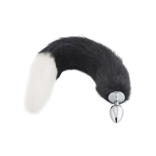 Black & White Fox Tail 16