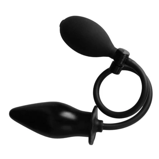 Black Inflatable Pump Up Silicone ReadyForPlay 4532