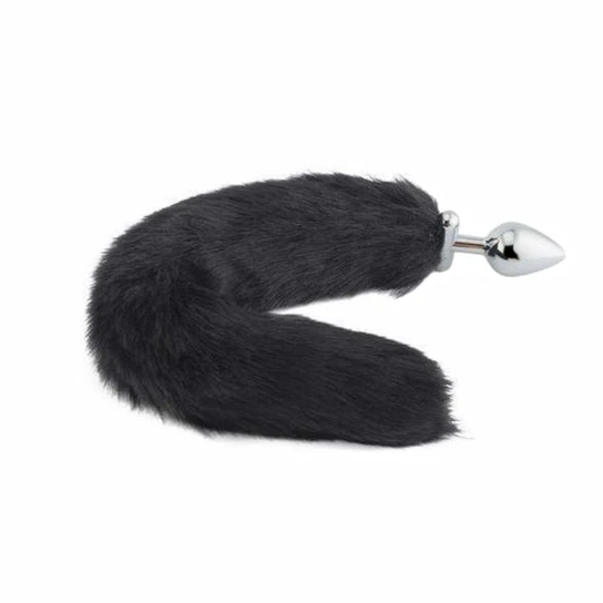 Black Wolf Shapeable Metal Tail, 18" Innovative 1243