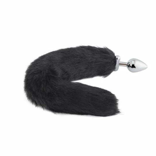 Black Wolf Shapeable Metal Tail, 18" ReadyForPlay 7130