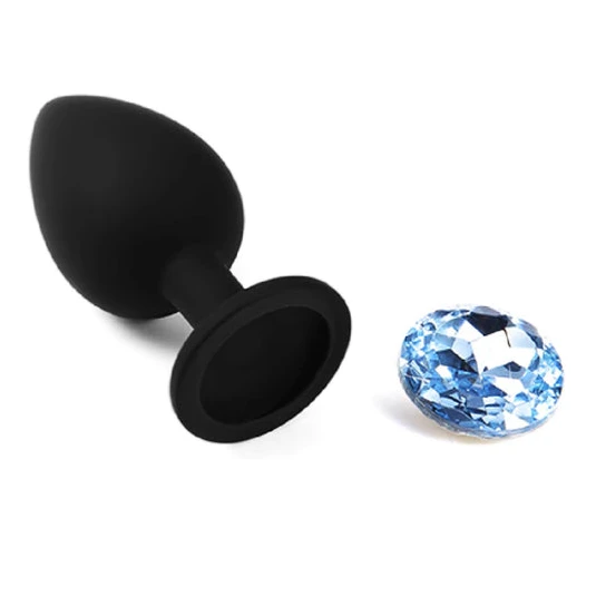 Blue Sapphire Jeweled Plug Toy Set (3 Piece) PartnerFriendly 1756