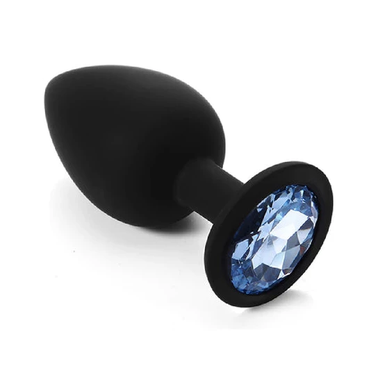 Blue Sapphire Jeweled Plug Toy Set (3 Piece) SleekDesign 6084