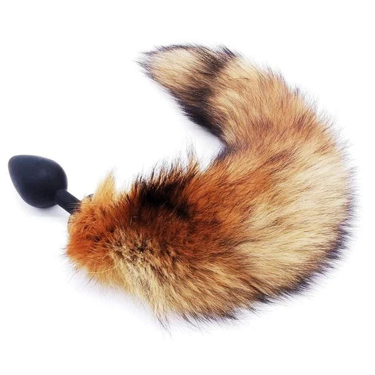 Brown Fox Anal Silicone Tail Plug 16