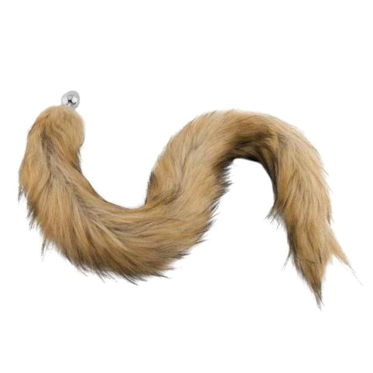 Brown Fox Anal Tail 32" Premium 5371