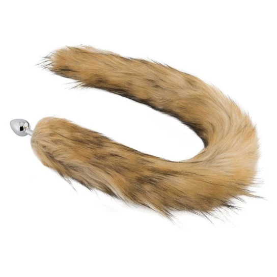 Brown Kitty Cat Tail Plug 32