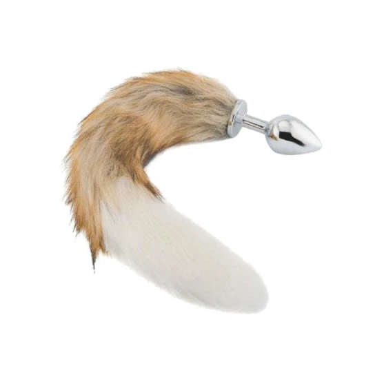 Brown with White Cat Metal Tail, 18" Premium 6161