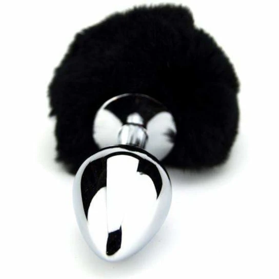 Bushy Black Bunny Tail PerfectFit 9222