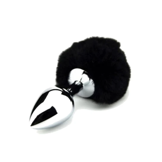 Bushy Black Bunny Tail PerfectFit 9222