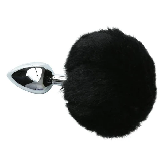 Bushy Black Bunny Tail PerfectFit 9222