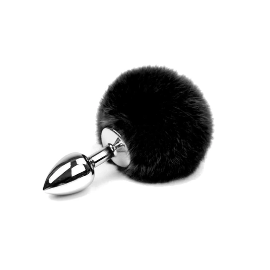 Bushy Black Bunny Tail PerfectFit 9222