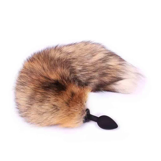CustomerFavorite 1449 Brown Wolf Silicone Tail Plug 16"