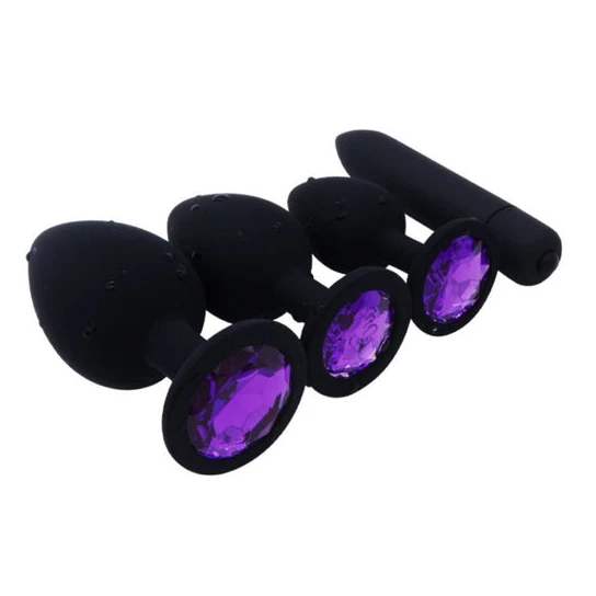 CustomerFavorite 3622 Aesthetic Amethsyt Plug Set (3 Piece)