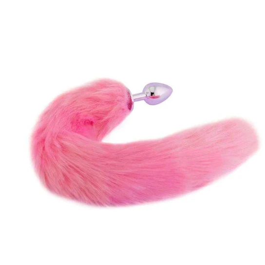 CustomerFavorite 6839 Plush Cat Tail Metal Plug 17"