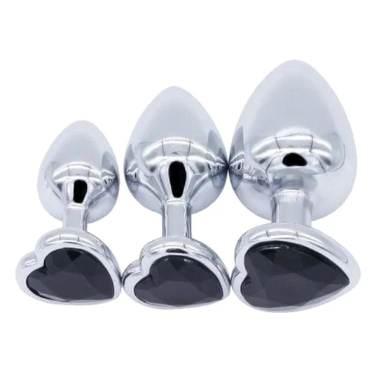 CustomerFavorite 7305 Heart Plug Set (3 Piece)