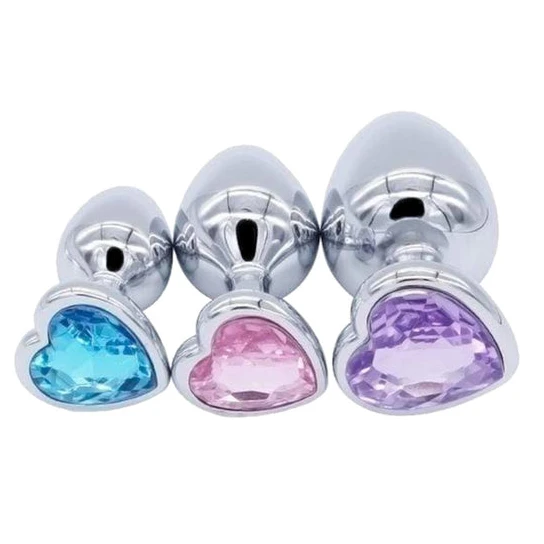 CustomerFavorite 7305 Heart Plug Set (3 Piece)