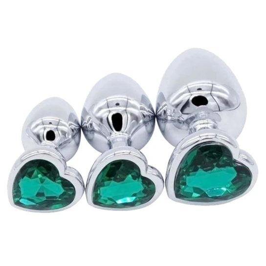 CustomerFavorite 7305 Heart Plug Set (3 Piece)