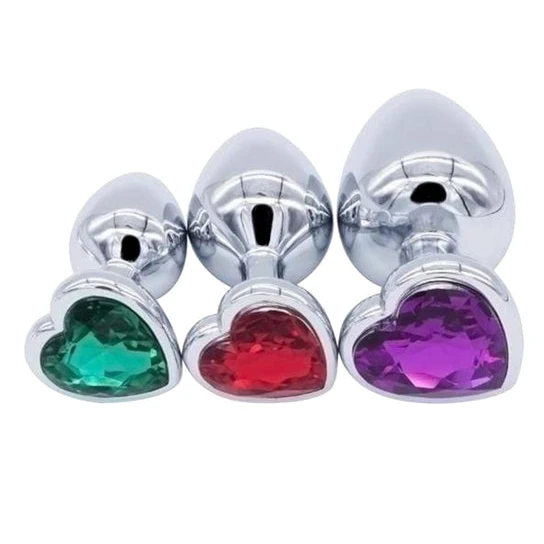CustomerFavorite 7305 Heart Plug Set (3 Piece)