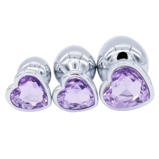 CustomerFavorite 7305 Heart Plug Set (3 Piece)