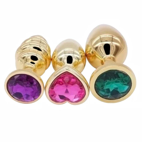 CustomerFavorite 7305 Heart Plug Set (3 Piece)