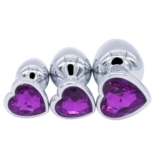 CustomerFavorite 7305 Heart Plug Set (3 Piece)