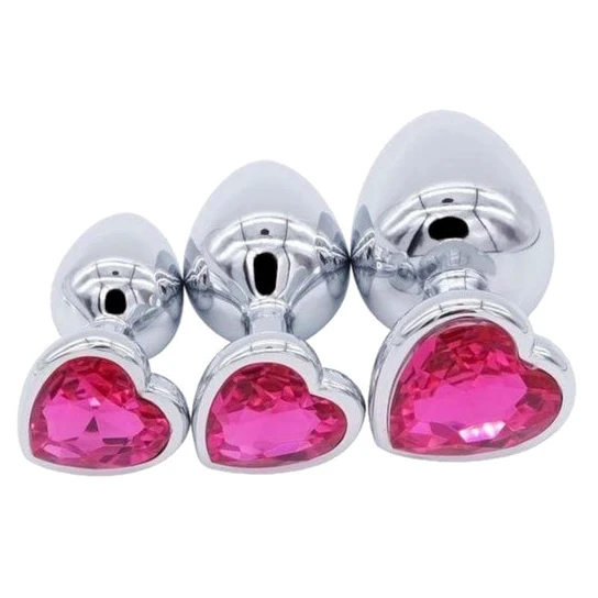 CustomerFavorite 7305 Heart Plug Set (3 Piece)