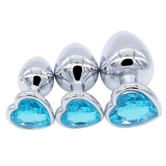 CustomerFavorite 7305 Heart Plug Set (3 Piece)