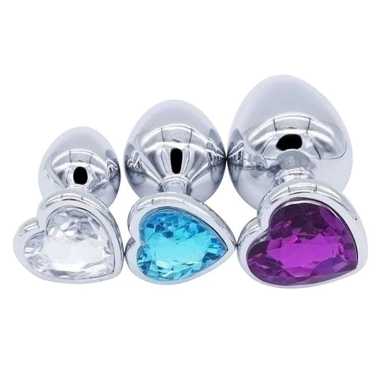 CustomerFavorite 7305 Heart Plug Set (3 Piece)