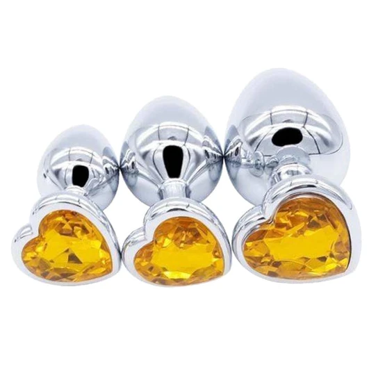CustomerFavorite 7305 Heart Plug Set (3 Piece)