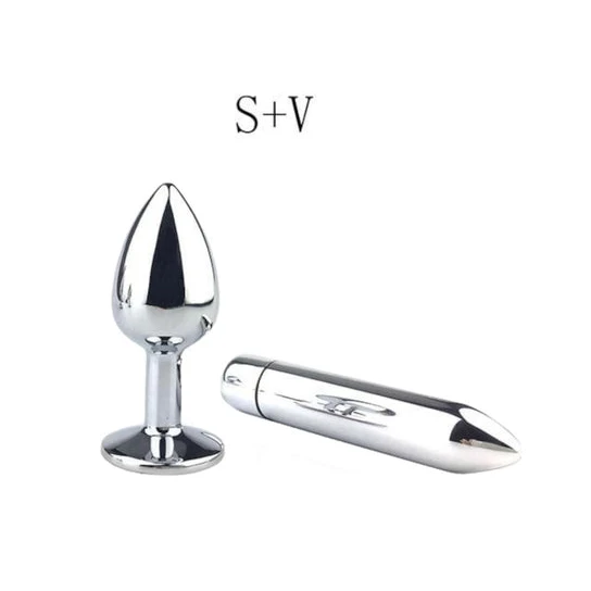 Cute Pink Princess Plug With Vibrator GreatBenefit 8267