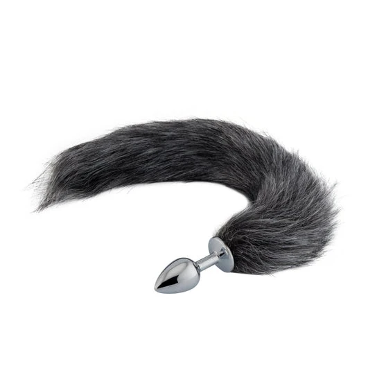 Dark Grey Fox Metal Tail, 18