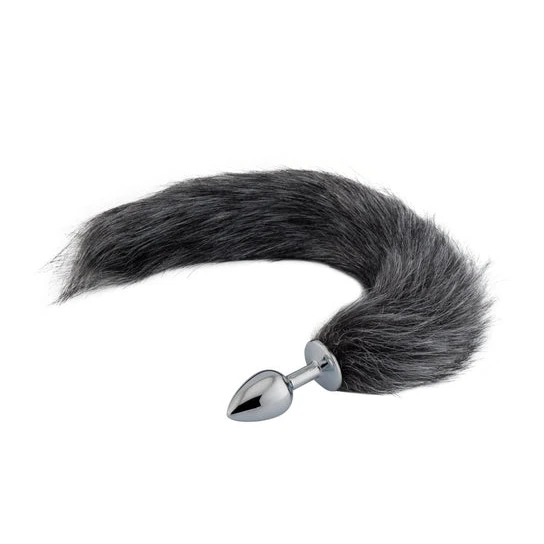 Dark Grey Fox Metal Tail, 18