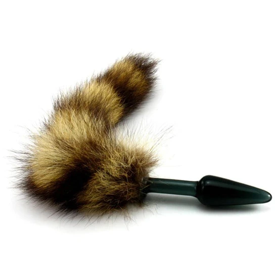 DiscreetChoice 1272 Glass Raccoon Tail, 12
