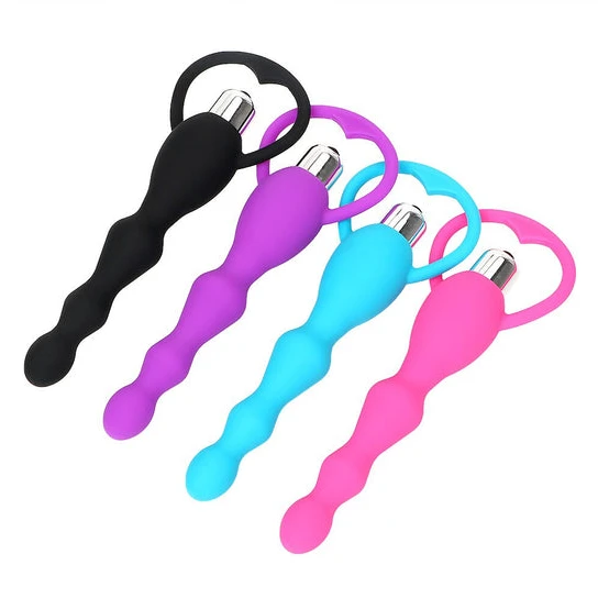 DiscreetChoice 7079 Beaded Vibrating Anal Toy