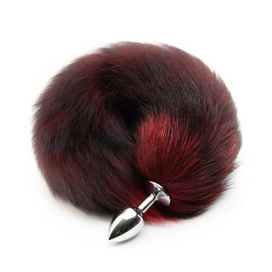 DiscreetChoice 9596 Red Wolf Metal Tail Plug 16