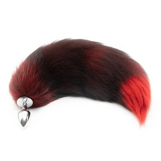DiscreetChoice 9596 Red Wolf Metal Tail Plug 16